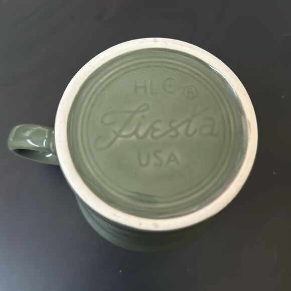 Like New Fiesta Sage Green Mug (Intro 2015) with Ring Handle - Picture 3 of 5